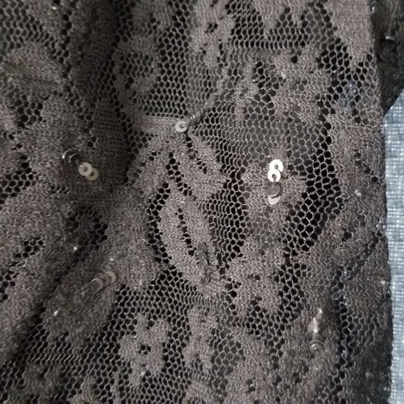 Code Black Lace top with sequins - Picture 3 of 3